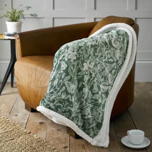 Secret Garden Throw Green