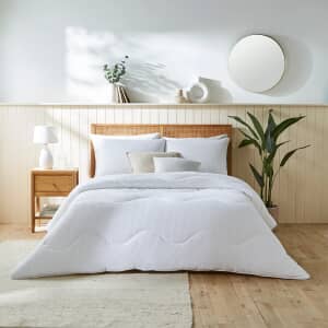 Waffle Coverless Duvet White