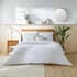 Night Lark Waffle Coverless Duvet White small