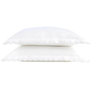 Scallop Edge White