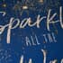 Catherine Lansfield Christmas Sparkle Navy small 8624C