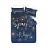 Catherine Lansfield Christmas Sparkle Navy small 8624D