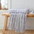 Catherine Lansfield Chunky Marl Knit Throw Silver small
