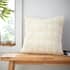 Catherine Lansfield Chunky Marl Knit Cushion Cream small