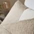 Catherine Lansfield Cosy Larsson Geo Fleece Natural small 8653B
