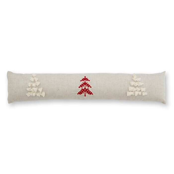 Catherine Lansfield Tufted Christmas Tree Natural Draught Excluder large
