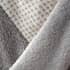Catherine Lansfield Cosy Larsson Geo Fleece Throw Grey small 8678B