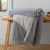 Catherine Lansfield Cosy Larsson Geo Fleece Throw Grey small