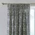 Burleigh Regal Peacock Charcoal/White Curtains small 8679A