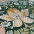 Morris and Co Strawberry Thief Embroidery Cushion Forest Green small 8689D