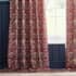 Morris and Co Strawberry Thief Jacquard Curtains Berry small 8695C