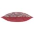 Morris and Co Strawberry Thief Jacquard Cushion Berry small 8711B
