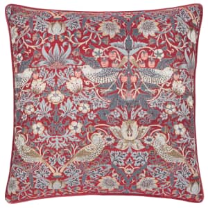 Strawberry Thief Jacquard Cushion Berry