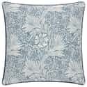 Marigold Feather Rich Cushion Indigo