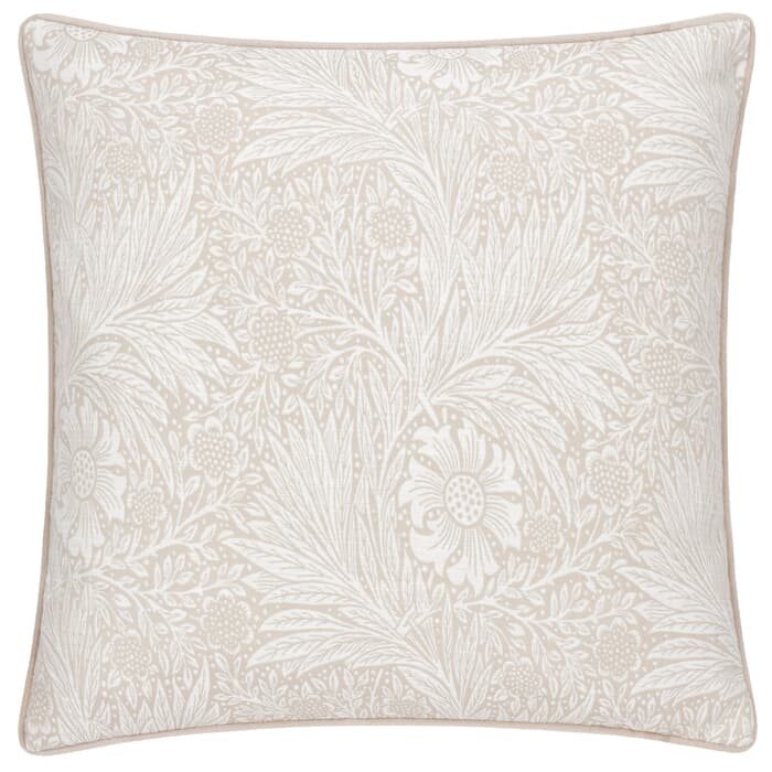 Morris and Co Marigold Feather Rich Cushion Stone large