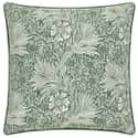 Marigold Feather Rich Cushion Leaf Green