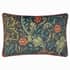 Morris and Co Seaweed Feather Rich Cushion Indigo small 8724A