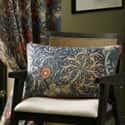 Seaweed Feather Rich Cushion Indigo