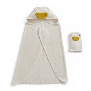 Goose Cuddle Wrap And Mitt Set