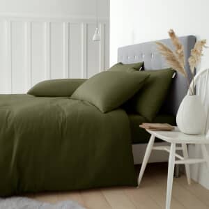 Brushed Cotton Green