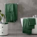 Zero Twist Towels Dark Green