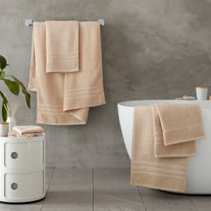 Zero Twist Towels Natural