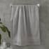 Catherine Lansfield Zero Twist Towels Silver small 8814B