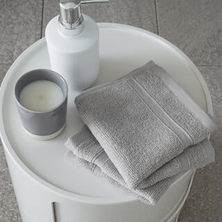 Zero Twist Towels Silver