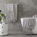 Zero Twist Towels Silver