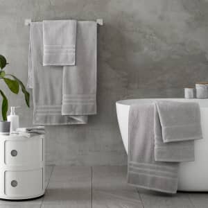 Zero Twist Towels Silver