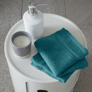 Zero Twist Towels Teal