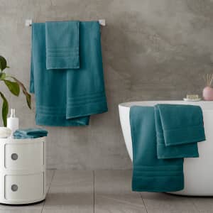 Zero Twist Towels Teal