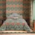 William Morris Helena in Peach and Teal small 8829A