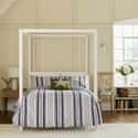 Beach House Stripe in Green and Slate