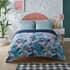 Night Lark Pastel Palms Coverless Duvet Set small