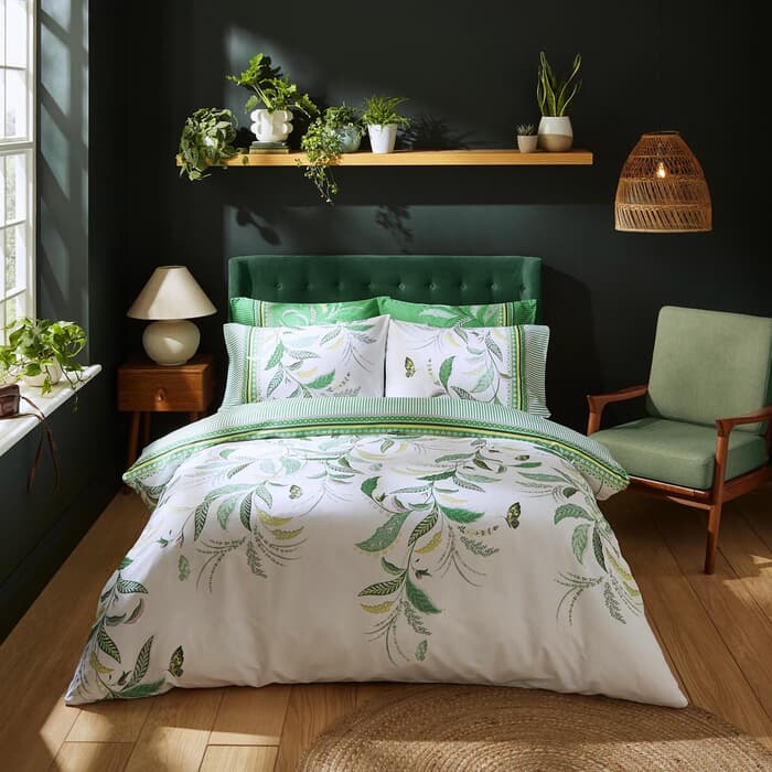 Sara Miller Fern Garden Spring Green large
