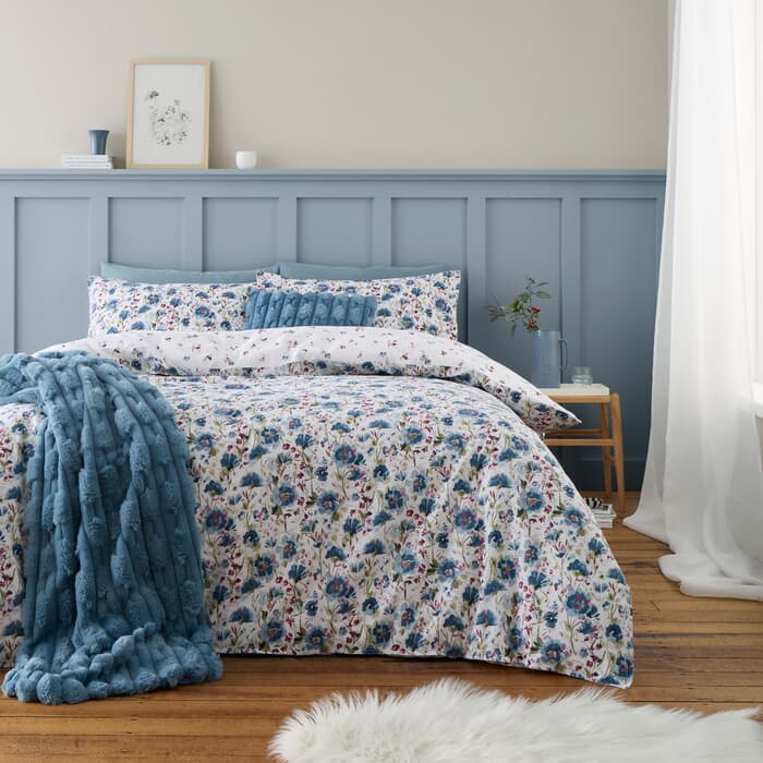 Bianca Brushed Ophelia Floral Blue large