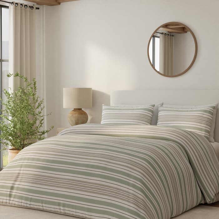 Vantona Wide Stripe Multi large