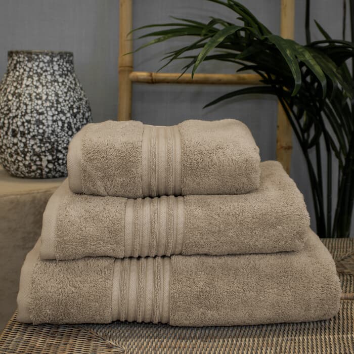Vantona Luxe Towels 700GSM Stone large