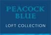peacock blue plain dye bedding