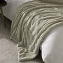 Empress Faux Fur Throw Oatmeal