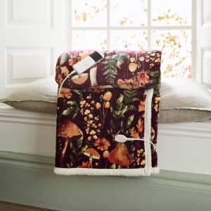 Heated Throw Mushroom Wine