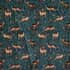 Deyongs Heated Throw Fox and Deer Teal small 9038B