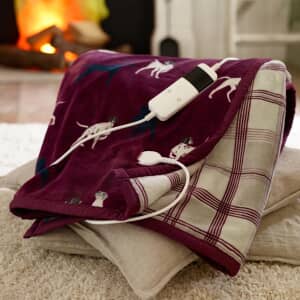 Hounds Sherpa Heated Throw
