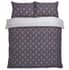 William Morris at Home Flowerpot Indigo and Raspberry small 9086B
