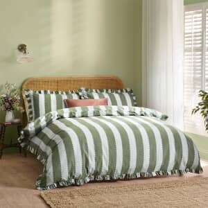 Birdie Stripe Baygreen and Mist