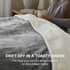 Dimplex Super Cosy Heated Sherpa Throw small 9102D