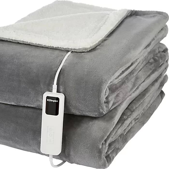 Dimplex Super Cosy Heated Sherpa Throw large