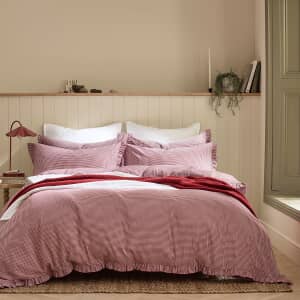 Gingham Ruffle Red