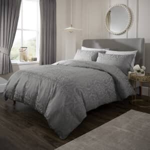 Damask Jacquard Silver